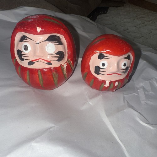 Red daruma doll lucky charm - daruma,